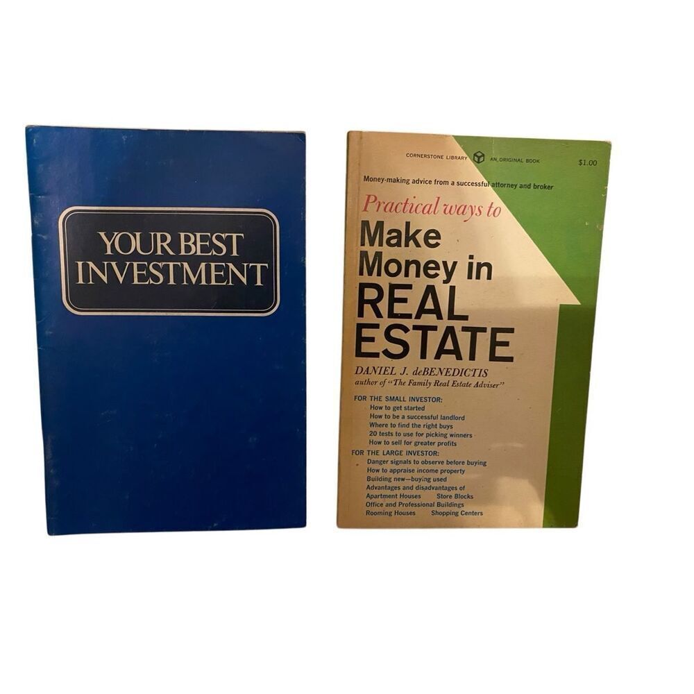 Lot Of 2 Your Best Investment Make Money In Real Estate Finance Paperback Books